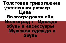 Толстовка трикотажная утепленная размер 48 › Цена ­ 350 - Волгоградская обл., Волгоград г. Одежда, обувь и аксессуары » Мужская одежда и обувь   